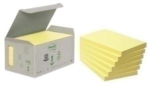 TACO NOTAS POST-IT RECICL. 655 76X127 AMARILLO 100H TORRE/6 /655-1B