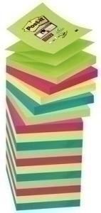 NOTAS ADHESIVAS POST-IT 90h Z NOTES  76x76 (R330) SUPER STICKY COLORES SURTIDOS PACK DE 16 (14+2)