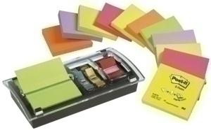 DISPENSADOR POST-IT MILLENIUM + 12 TACO NOTAS POST-IT Z-NOTAS