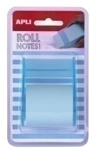 NOTAS ADHESIVAS APLI ROLLO de 8 m X 50 mm AZUL PASTEL