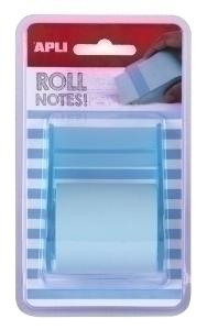 NOTAS ADHESIVAS APLI ROLLO DE 8M X 50 MM AZUL PASTEL /18193