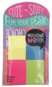 NOTAS ADHESIVAS MOOVING 200h 38x50 4 COLORES