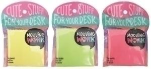NOTAS ADHESIVAS MOOVING 100h 76x76 3 COLORES SURTIDOS
