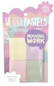 NOTAS ADHESIVAS MOOVING PASTEL 200h 38x50 4 COLORES