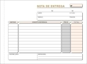 TALONARIO ENTREGAS 4º APAISADO LOAN /T-26