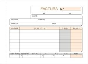 TALONARIO FACTURAS 8º APDO TRIPLI LOAN