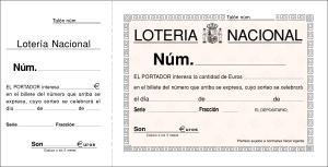 TALONARIO LOTERIA DOS TINTAS LOAN /T-15