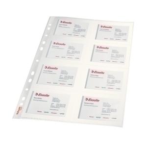 FUNDA TARJETAS ESSELTE PP 110 A4 8 DPTOS. 11 TAL. B/10 /27301048