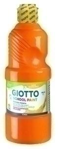 TEMPERA GIOTTO LAVABLE LIQUIDA 500 ML BOTELLA NARANJA /F53530500