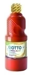 TEMPERA GIOTTO LAVABLE LIQUIDA 500 ML BOTELLA ROJO ESCARLATA /F535308