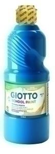 TEMPERA GIOTTO LAVABLE LIQUIDA 500 ML BOTELLA AZUL CYAN /F535315