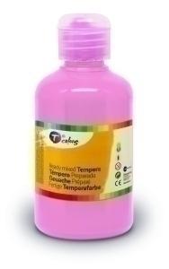 TEMPERA TCOLORS LIQUIDA 500 ML BOTELLA ROSA /33865