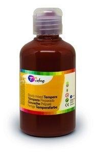 TEMPERA TCOLORS LIQUIDA 500 ml (botella) MARRON