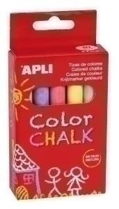 TIZAS de COLORES APLI ESTUCHE de 10