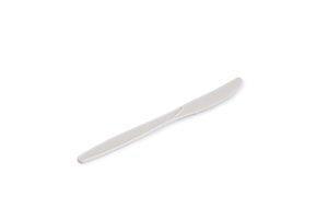 CUCHILLO DE MAIZ BIODEGRADABLE 18 cm. BLANCO PAQUETE de 50 (B03325)