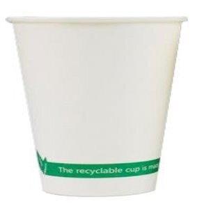 VASOS CARTON BLANCO 4 OZ CAFE 110 ml. BOLSA DE 50 (B03335)