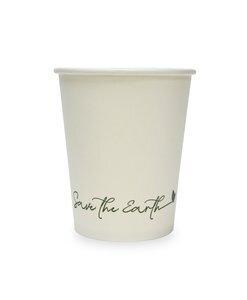 VASOS CARTON BLANCO 8 OZ CAFE 240 ml. BOLSA DE 50 (B03337)