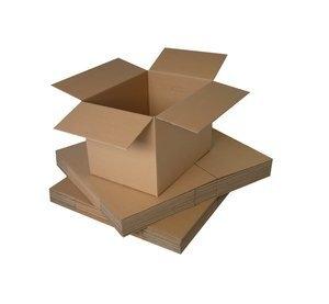 CAJA DE EMBALAR OLEF ITVA AJUSTABLE (L: 444 x An: 300 x Al: 284mm) CON 3 HENDIDOS KRAFT