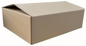 CAJA DE EMBALAR OLEF ITVA AJUSTABLE (L: 690 x An: 535 x Al: 210mm) CON 1 HENDIDOS KRAFT