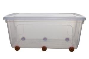 CAJA ALMACMTO. A.2000 70 L C/TAPA Y RUEDAS TRANSP. /WFS051530 CS TP