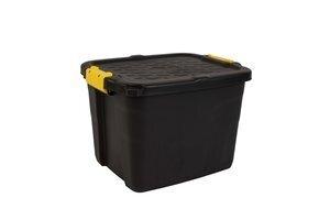 CAJA ALMACENAMIENTO STRATA BY CEP HW443 42 LITROS APILABLE con TAPA SERVICIO PESADO NEGRO