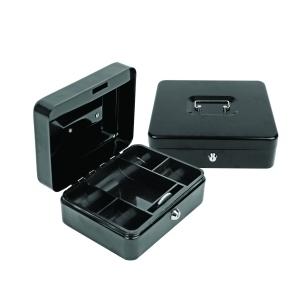 CAJA CAUDALES FOROFIS 20X16X9 CM NEGRO /91622