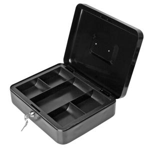 CAJA CAUDALES FOROFIS 30X24X9 CM NEGRO /91624