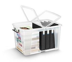 CAJA ALMACENAMIENTO STRATA BY CEP HW686 65 LITROS APILABLE CRISTAL