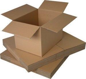 CAJA DE EMBALAR ANONIMA 500x400x400 DOBLE 8 mm. MARRON
