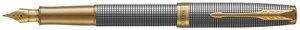 PLUMA PARKER SONNET PREMIUM PLATA CINCELADO GT 18K (F)