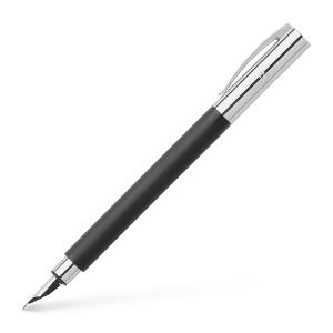 PLUMA FABER-CASTELL AMBITION METAL CROM.y RESINA NEGRA (F)
