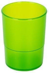 PORTA LAPICES PLASTICO REDONDO TRASLUCIDO KIWI