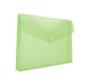 DOSIER SOBRE OFFICE BOX FUELLE PP VELCRO A4+ VERDE TRANSP. /90736