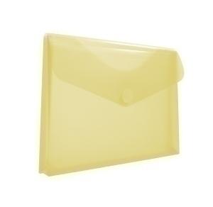 DOSIER SOBRE OFFICE BOX FUELLE PP VELCRO A4+ AMARILLO TRANSP. /90753