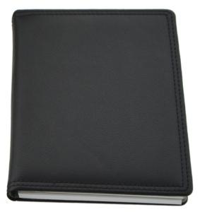 CARPETA de CONGRESOS TOMAS CARNERO POLIPIEL LISTIN-BLOC 22x17 CM. NEGRO