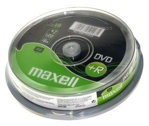 DVD +R MAXELL 4,7GB 16x SPINDLE DE 10 (Incluye Canon LPI de 2.10  ) (M160)