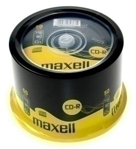 CD-ROM MAXELL 700 MB 80 MIN. 52X T/50 /628523