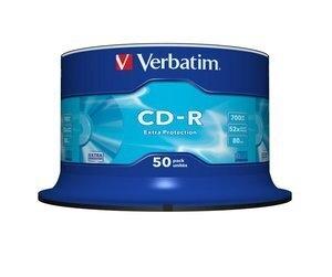 CD-ROM VERBATIM 700MB 52x SPINDLE 50 (Incluye Canon LPI de 4.00  )