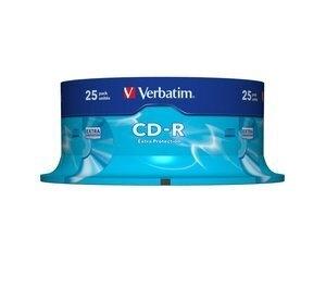 CD-ROM VERBATIM 700MB 52x SPINDLE 25 EXTRA PROTECCION (Incluye Canon LPI de 2.00  )