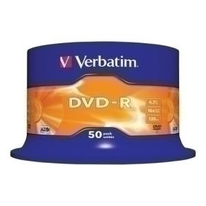 DVD -R VERBATIM 4.7GB 16X SPINDLE 50 /43548