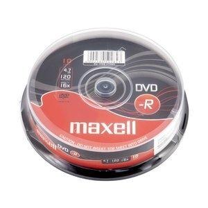 DVD -R MAXELL 4.7GB 16x SPINDLE 10 (Incluye Canon LPI de 2.10  ) (M168)