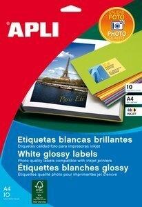 PAPEL INKJET FOTO ADHESIVO APLI A4 (199,6x289,1) 10h GLOSSY
