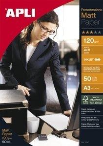 PAPEL A3 APLI MATE 120g 50h  INKJET