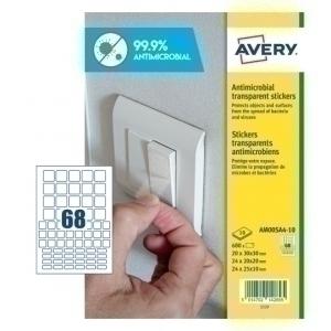 ETIQUETAS AVERY AM00SA4 ANTIB. 10H A4 CUADRAD /AM00SA4