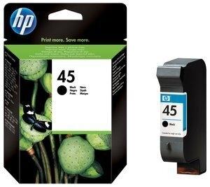 CARTUCHO INKJET HP 51645AE Nº45 DESKJET 710C/720C/810C/815C/820/850/870/880C/99CX/890 NEGRO 42ML 833 PÁG.