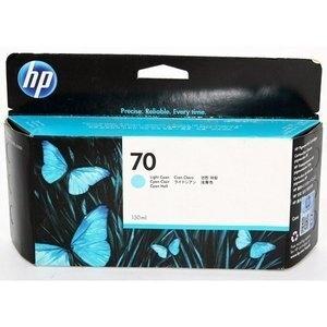 CARTUCHO INKJET HP C9390A Nº70 DESIGNJET Z2100/Z2100 GP/Z3100/Z3100 GP/Z3100PS GP/Z3200/Z3200PS/Z5200/Z5200PS CIAN CLARO 130 ML.