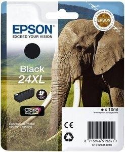 CARTUCHO INKJET EPSON T234140 Nº24XL EXPRESSION PHOTO XP-55/750/760/850/860/950/960 EXPRESSION PREMIUM XP-750/850 NEGRO PHOTO 10