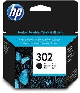 CARTUCHO INKJET HP F6U66AE  Nº302 DESKTOP 1010/2130/3630, ENVY 4520/4522, OFFICEJET 3830/3834/4650 NEGRO 190 PÁG.