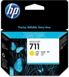 CARTUCHO INKJET HP CZ132A Nº711 DESINGNJET T120/T520 AMARILLO 29 ML.