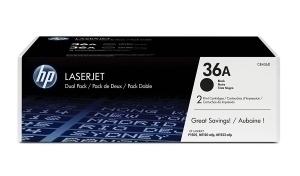 TONER HP CB436AD Nº36A NEGRO P/2 UD. /CB436AD